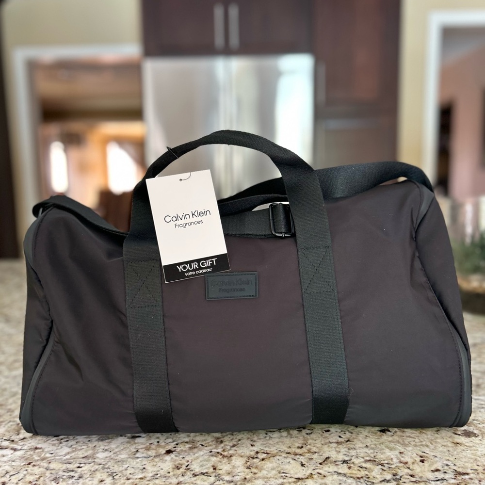 Calvin Klein Black Travel Duffel Bag